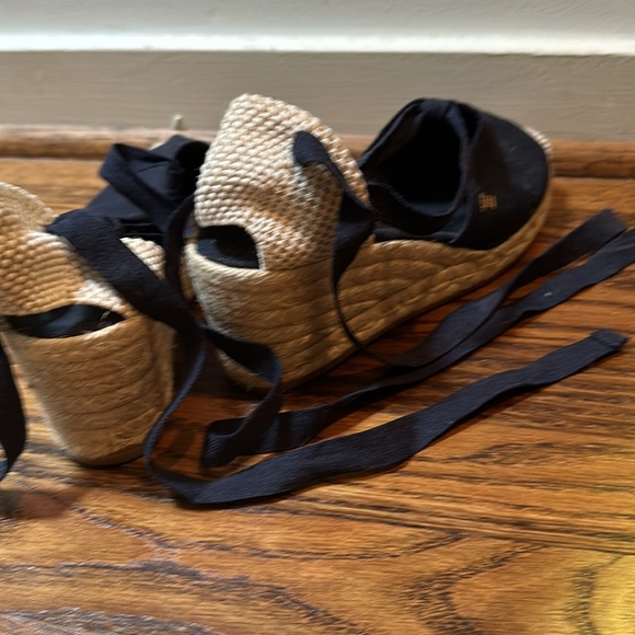 Viscata black medium height espadrille’s size 39 / size 9.5 - Picture 2 of 3